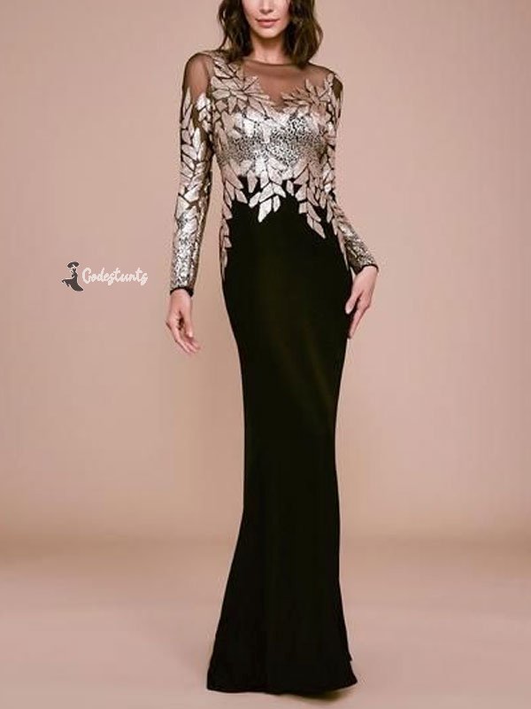 Sexy sequin lace women's dress