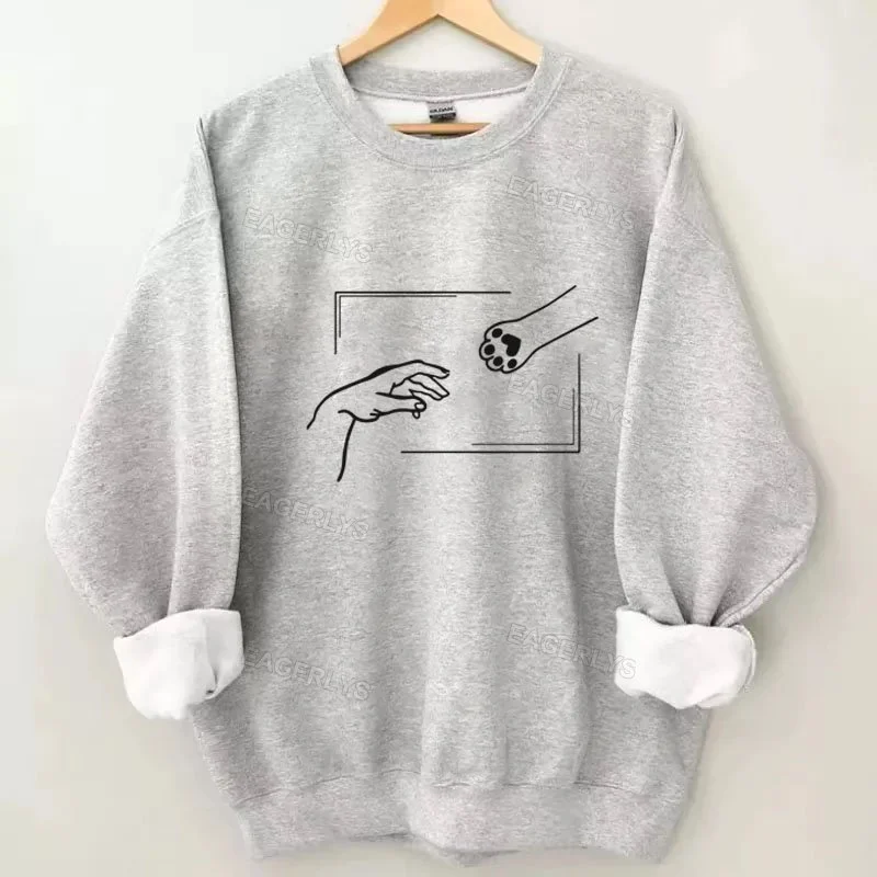 Eagerlys Best Friend Cat Sweatshirt Eagerlys