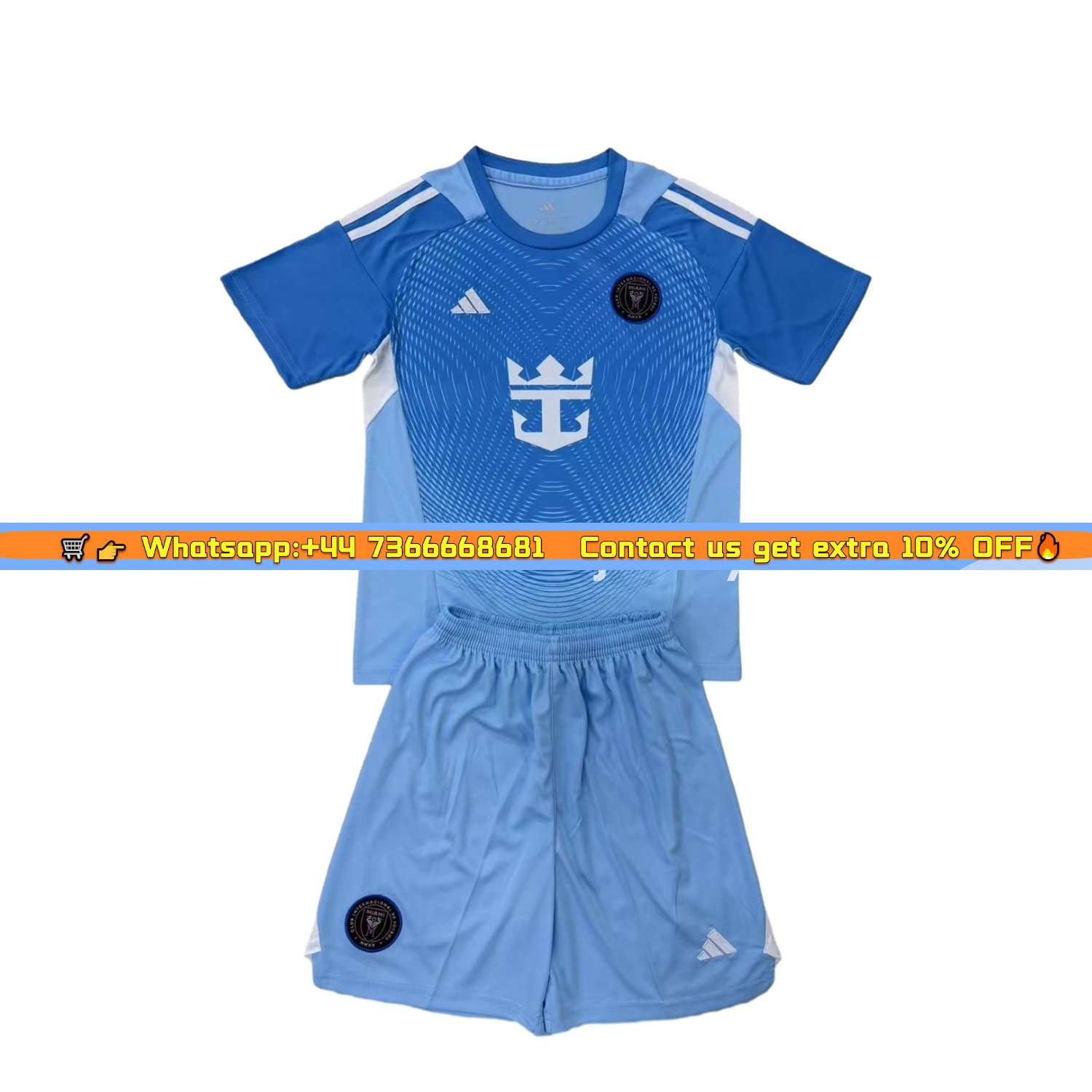 INT M.A.M 25-26 Blue Goalkeeper Kids Kit