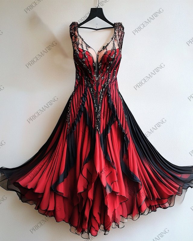 Summer fashion irregular multi-layered design dress c9ef