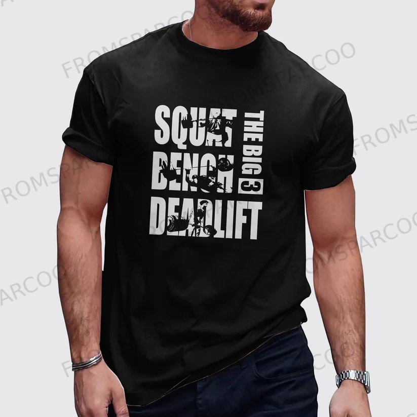 Men's Graphic Fitness Print T-Shirt