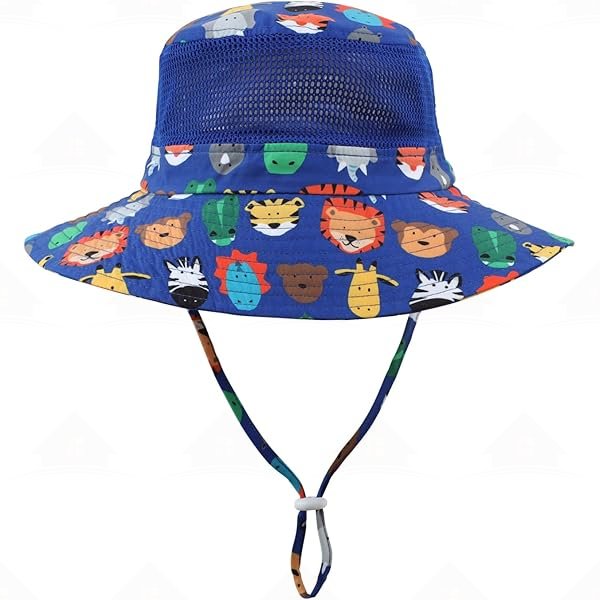 Home Prefer UPF50+ Wide Brim Sun Hat Boys Girls Sun Protection Hat Zoo Beach Swim Safari Bucket Hat for Baby Toddler Kid  Zoo