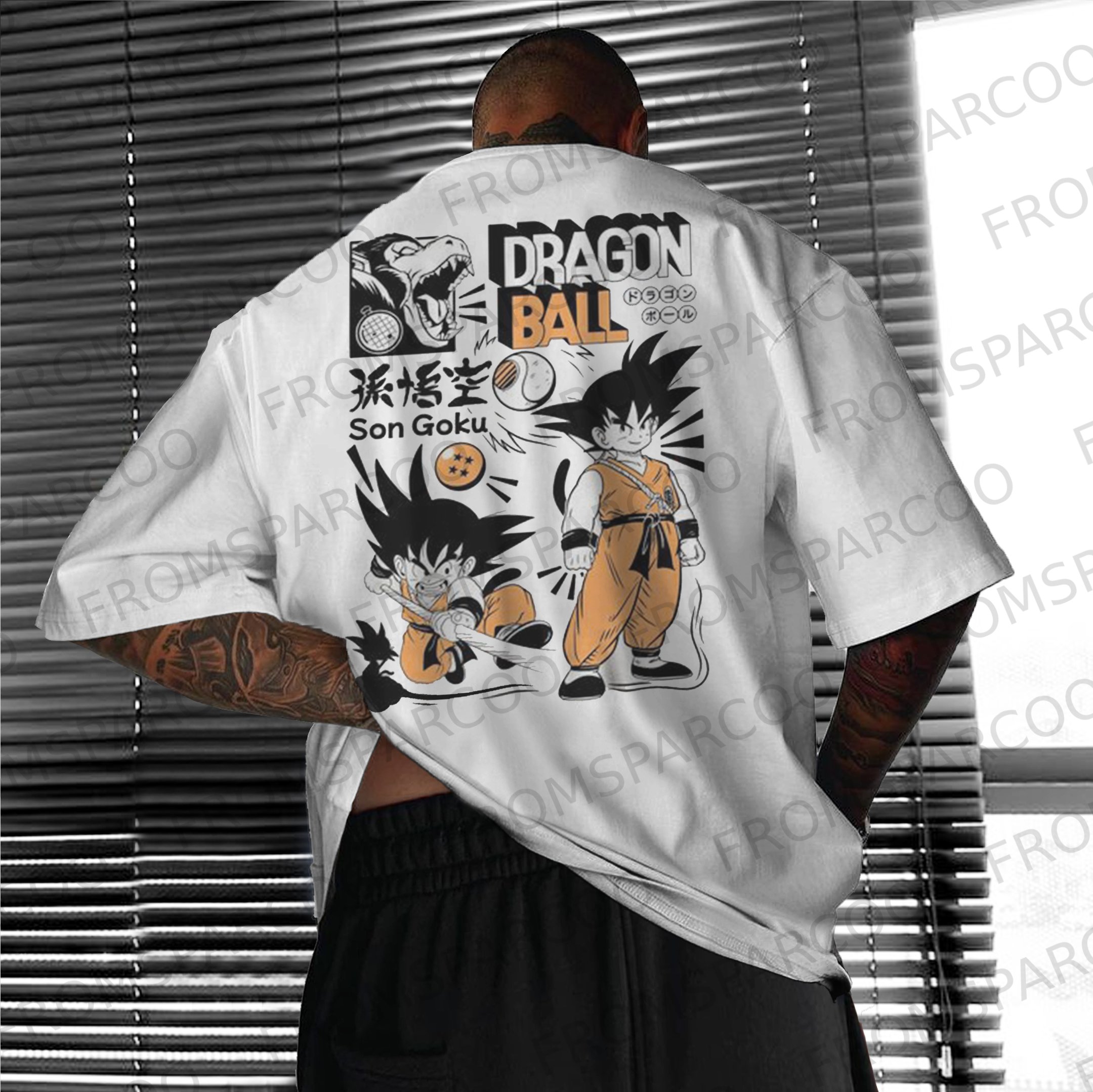 Unisex DBZ Goku Kids Anim Printed T-shirt