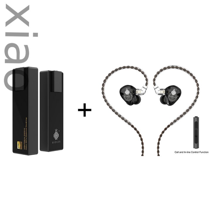 Hidizs S9 Pro DAC & AMP + Mermaid MS1 Rainbow HiFi In-Ear Monitor Earphones Bundle