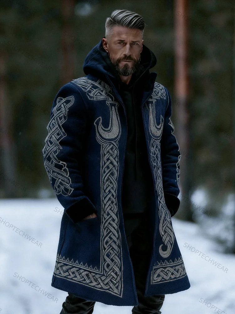 Men's Celtic Street Dark Hooded Jacket