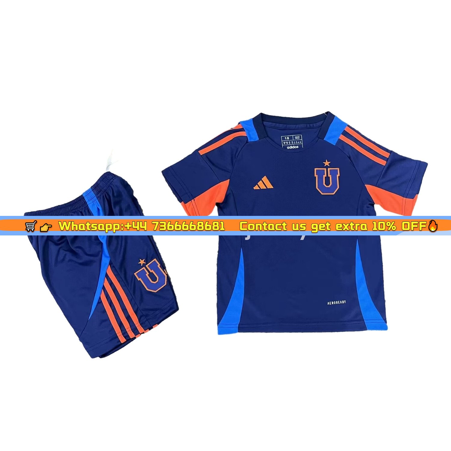 Universidad de Chile 25-26 Blue Training Kids Kit