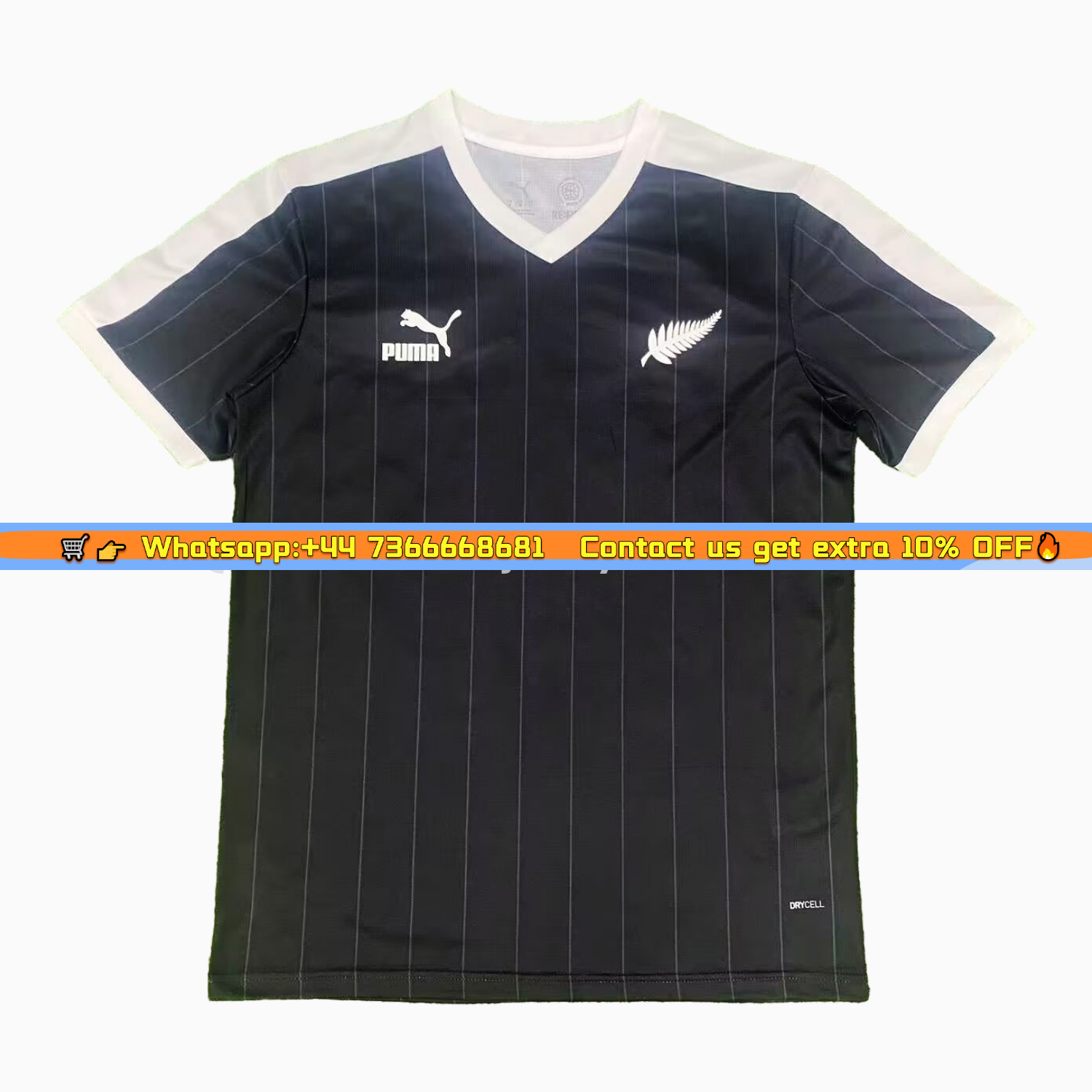 New Zealand 2026 Away Black Jersey - Fans Version