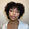 Lovely Glueless Short Afro Kinky Curly Wigs for Black Women