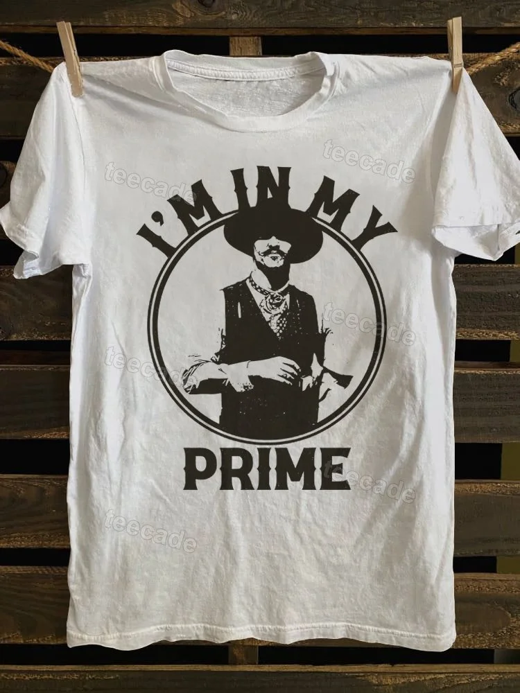 Teecade Teecade I'm In My Prime Doc Holiday Tombstone T-shirt