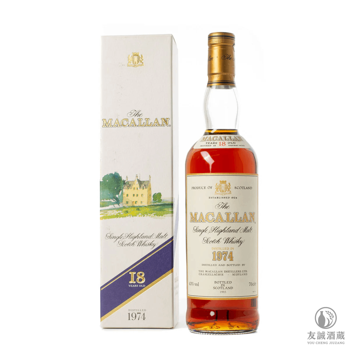 麥卡倫Macallan 1974 Special Selection 18 友誠酒藏
