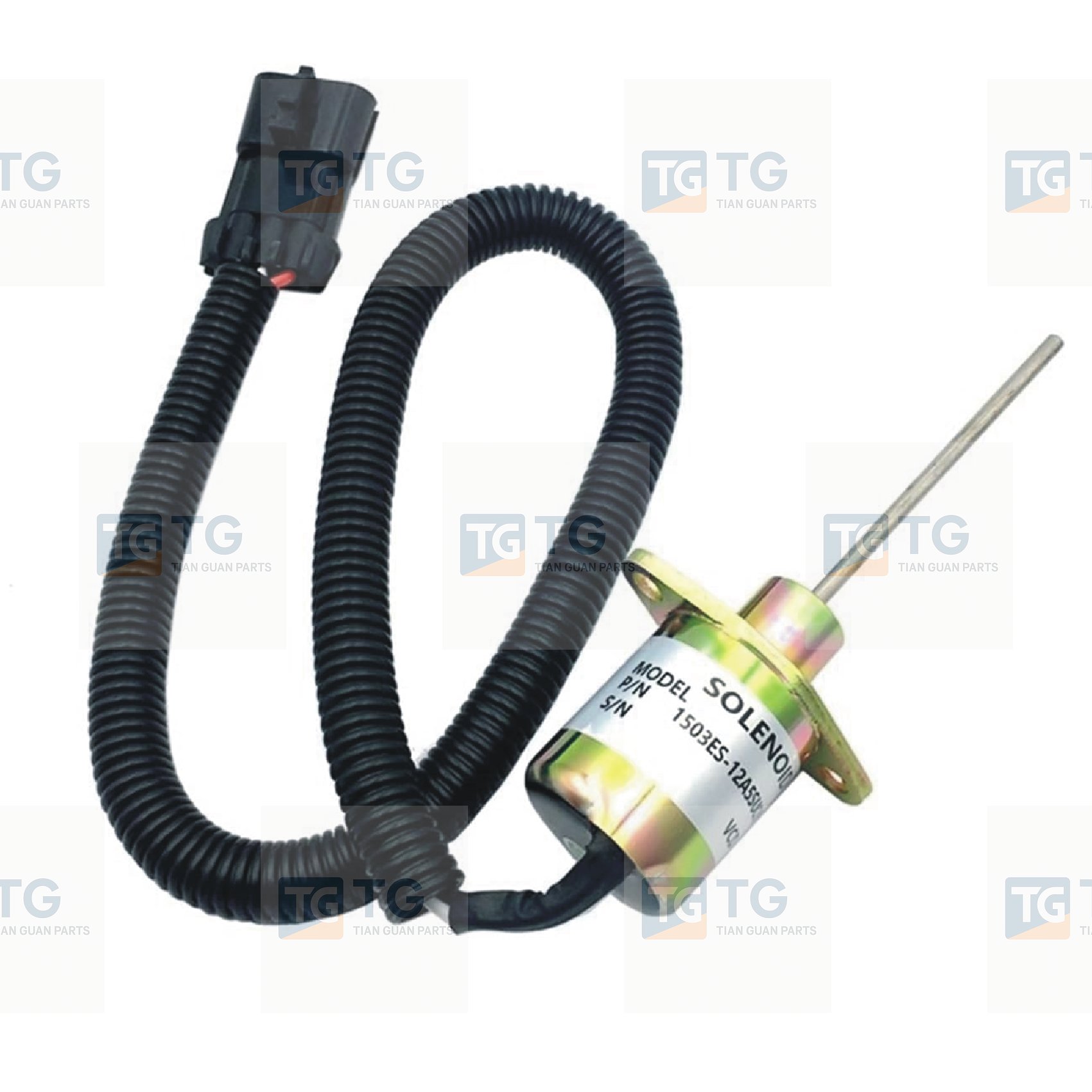 Fuel Cut Off Solenoid Valve 12V 25-38109-05S SA-5019 1503ES-12A5SUC9SCC28 for Kubota Carrier Vector V2203-DI 1800MT 