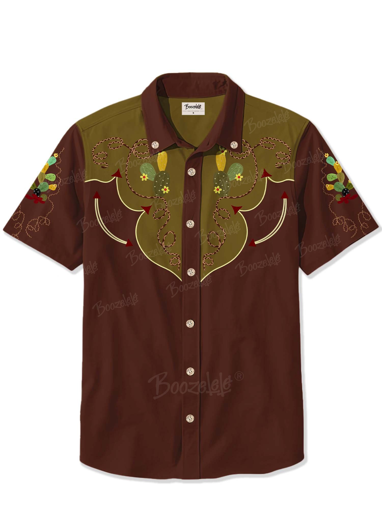 Western Vintage Cactus - 100% Cotton Shirt