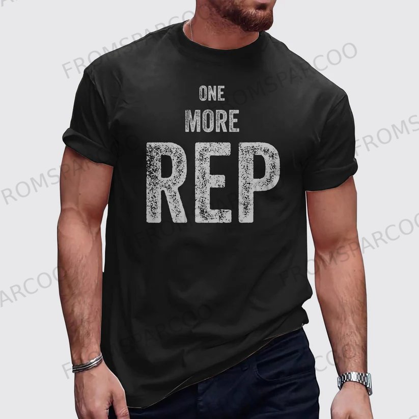 Casual Men's Printed Gym T-Shirt
