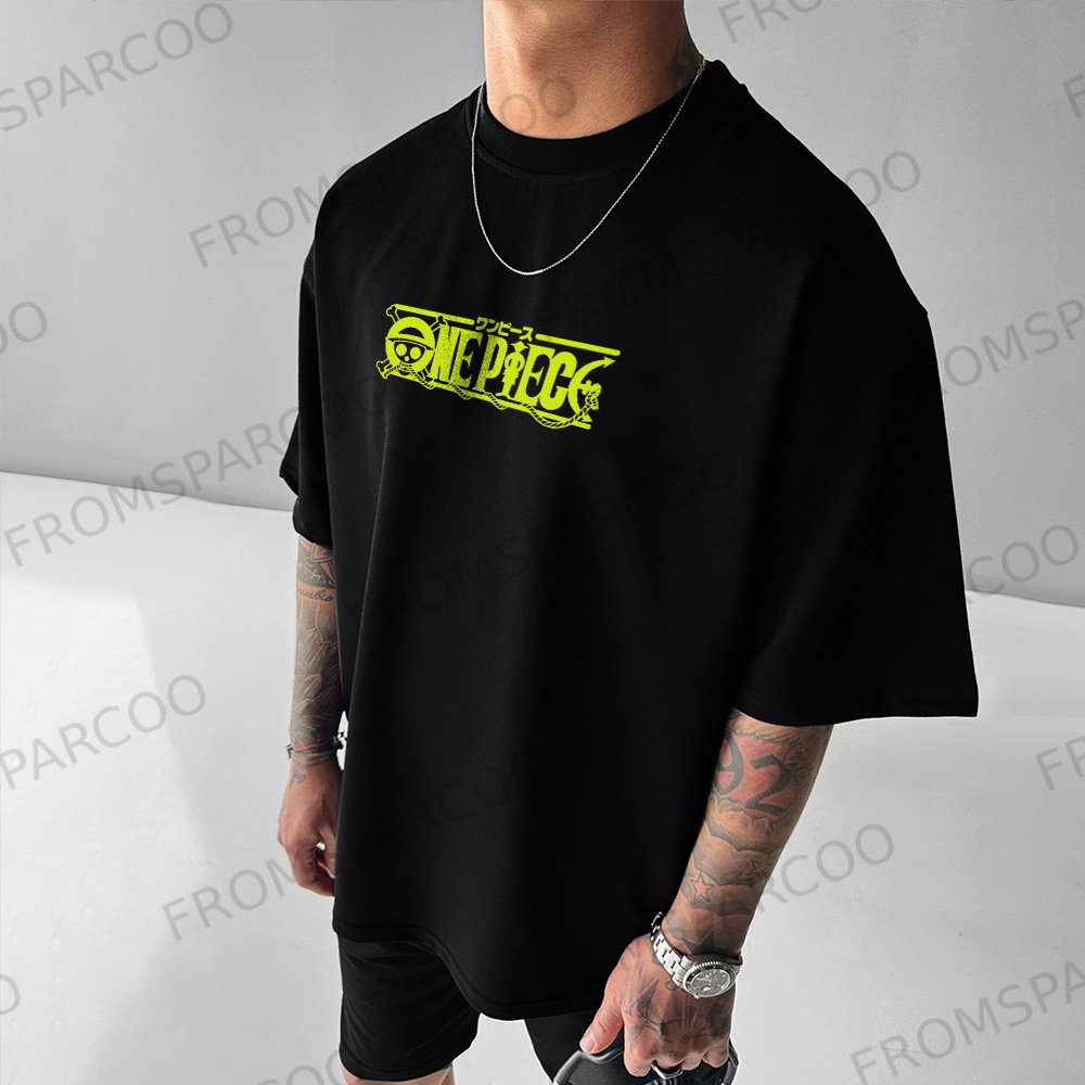 Unisex Oversized One Piece Print T-Shirt