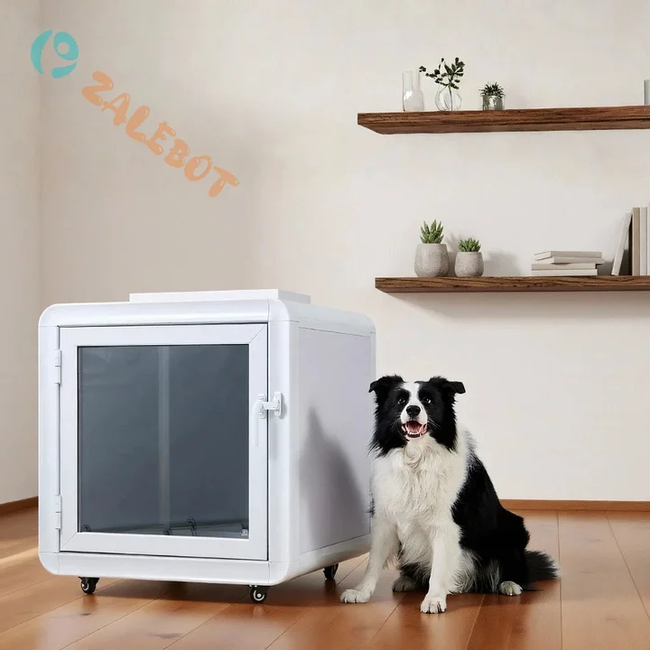 Zalebot: Modern Pet Furniture & Soundproof Dog Crates for Harmonious