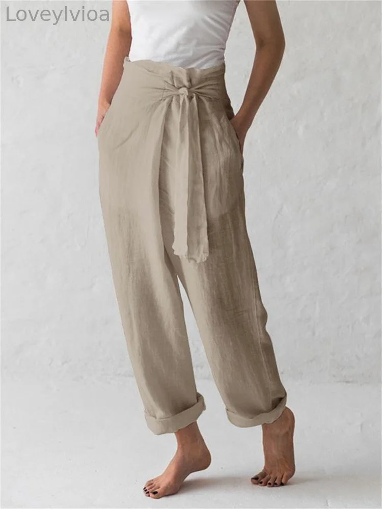 Comfy Wrap Wide Leg Pants
