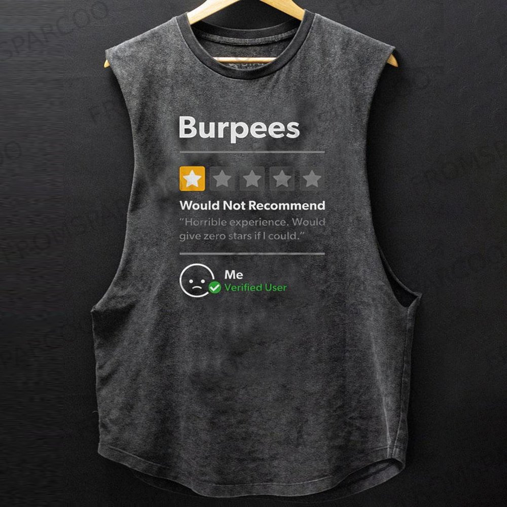 BURPEES REVIEWED SCOOP BOTTOM COTTON TANK