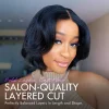 New Glueless Body Wave Bob Nature Black Beautiful Wig