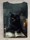 Unisex Black Cat Halloween T-Shirt