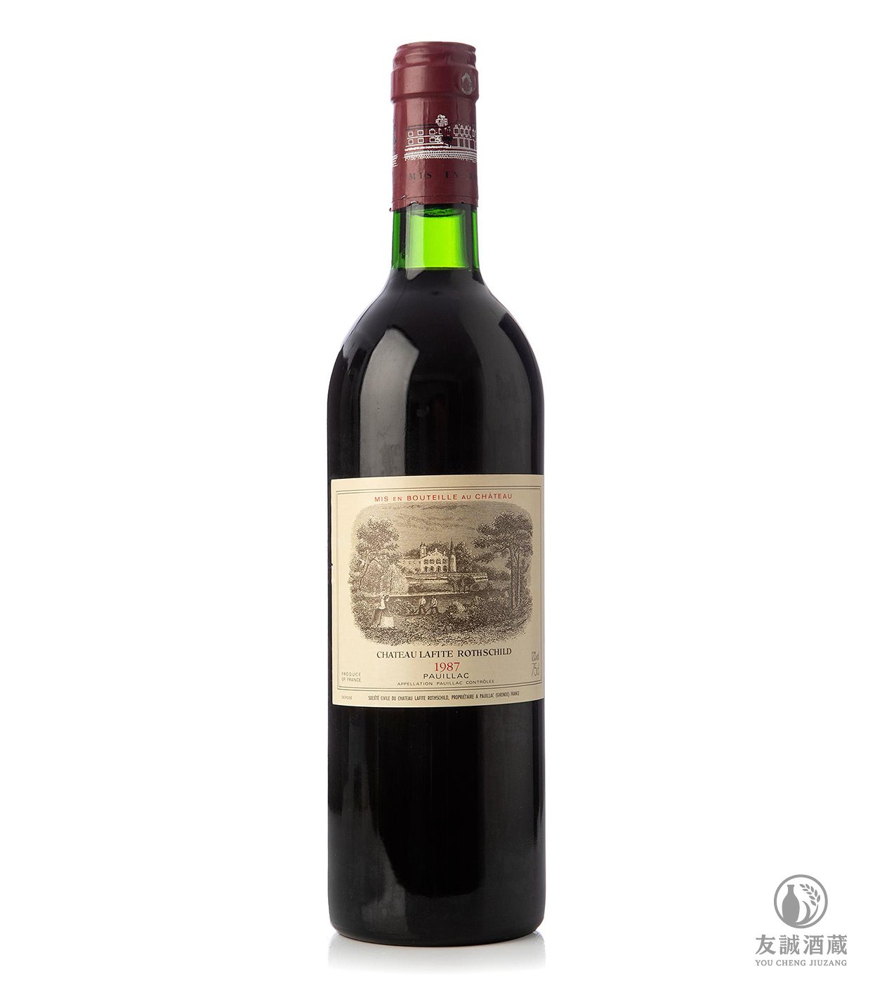 1987年拉菲紅酒 Chateau Lafite 友誠酒藏