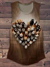 Funny Animal Party Print T-Shirt