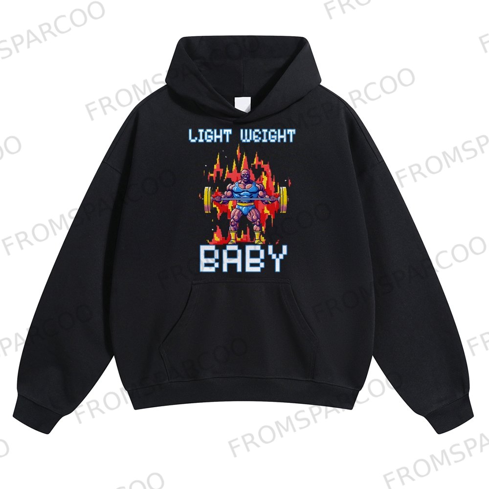 Unisex Casual Anime Print Hoodie