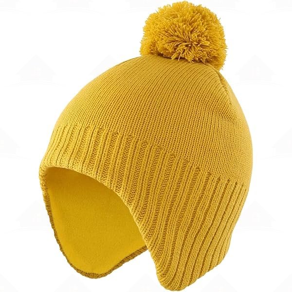 Home Prefer Toddler Boys Girls Hats Earflaps Fleece Knit Beanie Kids Winter Hat