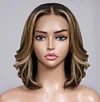 Glueless Hightlight Mixed Blonde Body Wave Wig For Women