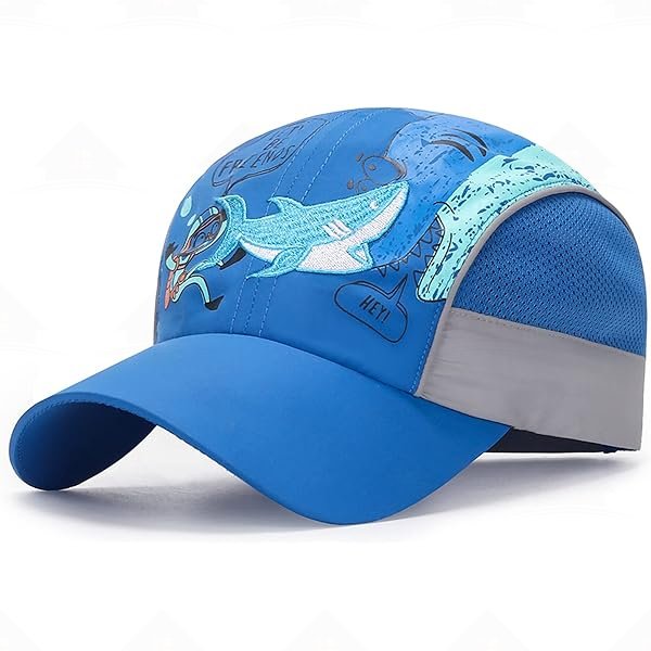 Home Prefer Breathable Kids Sun Protection Ball Cap Quick Dry Mesh Sports Hats