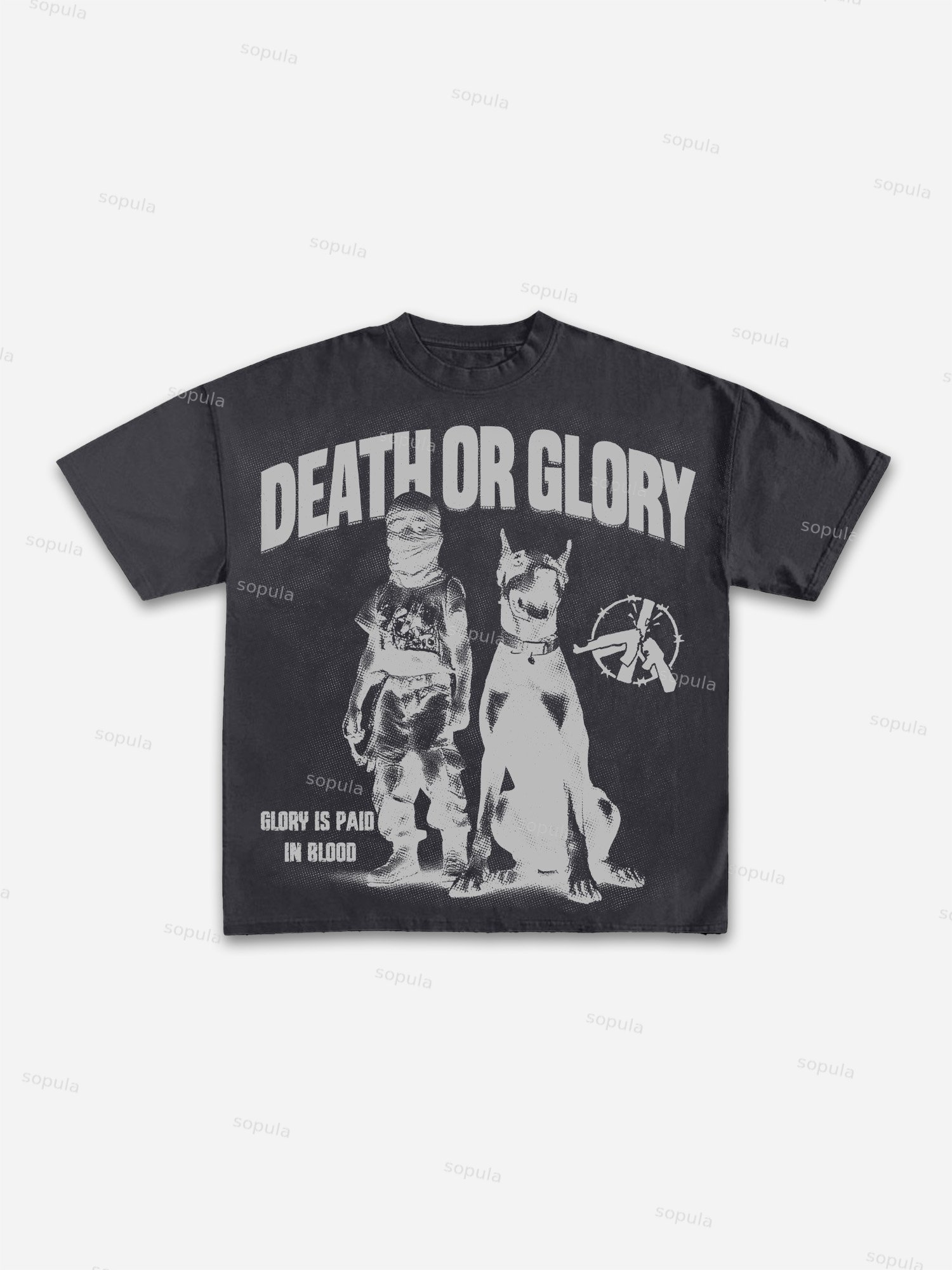 Sopula Death Or Glory Glory Is Paid In Blood Cotton T-shirt
