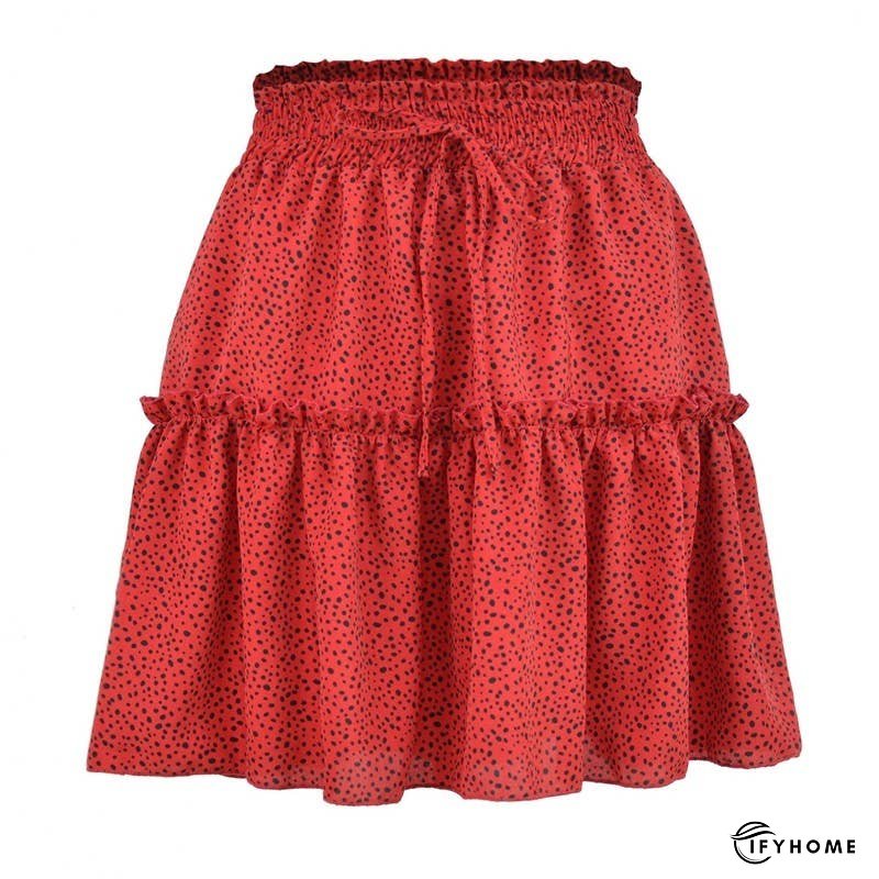 High Waist Ruffle Floral Mini Skirt | IFYHOME