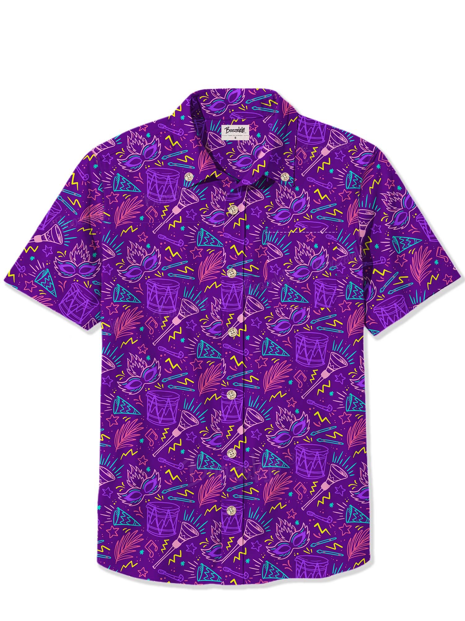 Mardi Gras Music Party - 100% Cotton Shirt