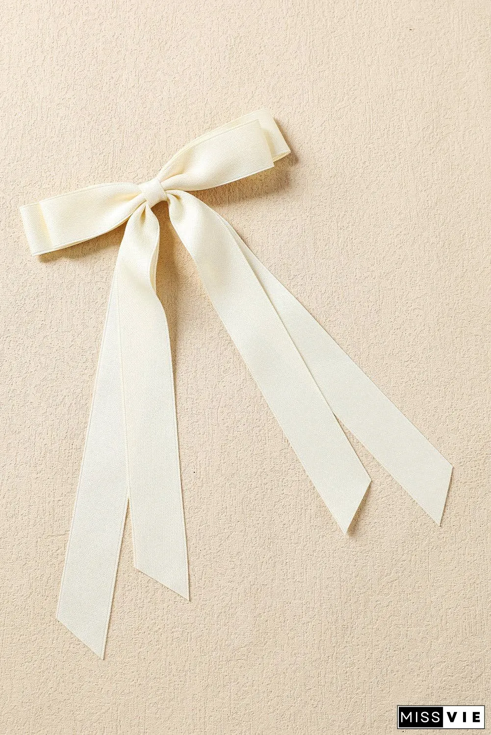 Black Elegant Terylene Double Bow Hair Clip