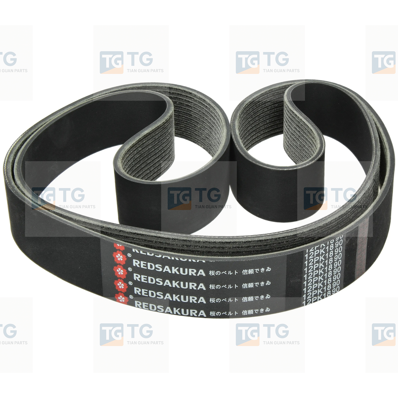 Fan belt 257-5523 2575523 for Caterpillar parts TH220B, TH330B