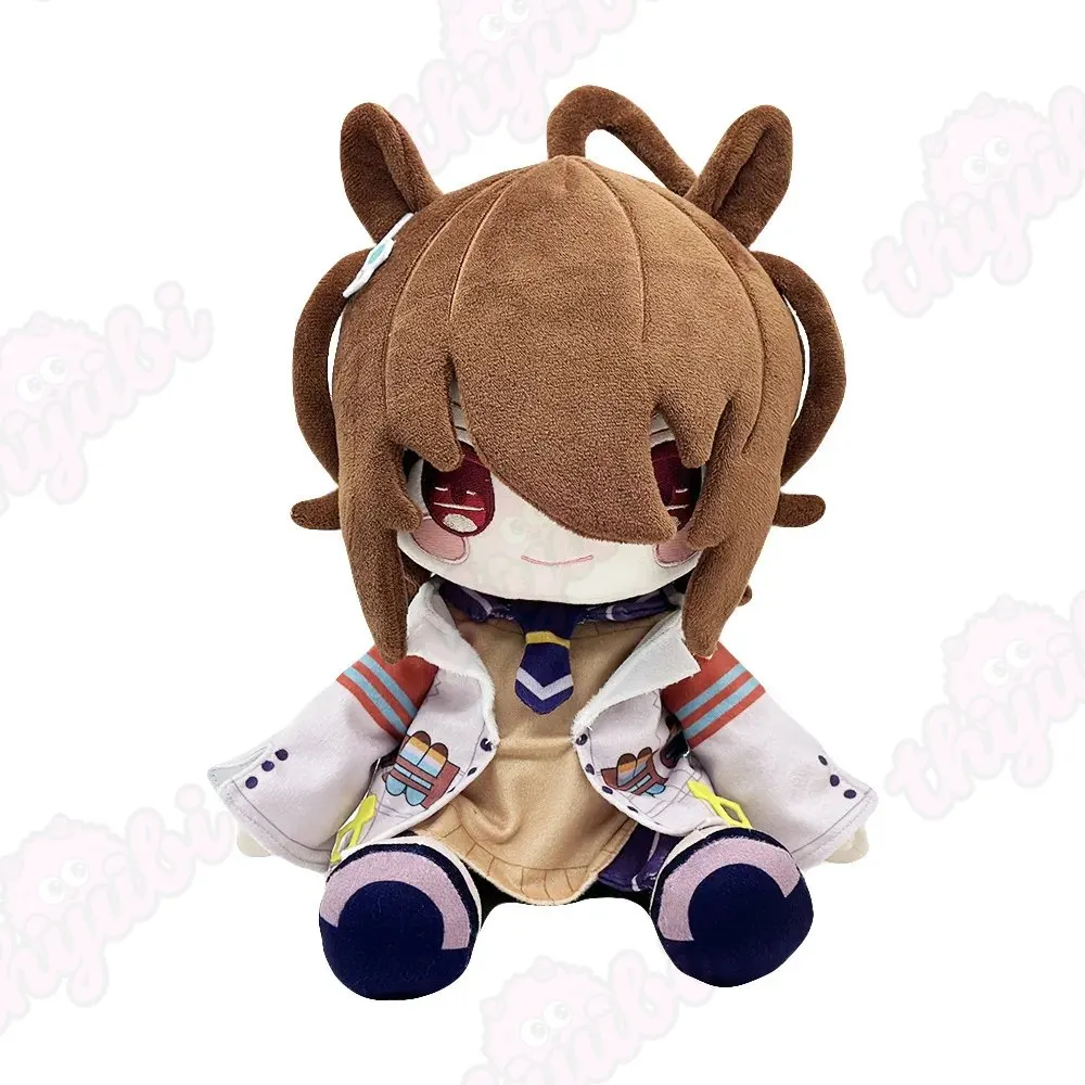 Plush Doll of Anthropomorphic Horse Girl &ndash; Cute Animal Ears & Tail Design &ndash; Soft Stuffed Toy for Display & Collection - thyubioffcial
