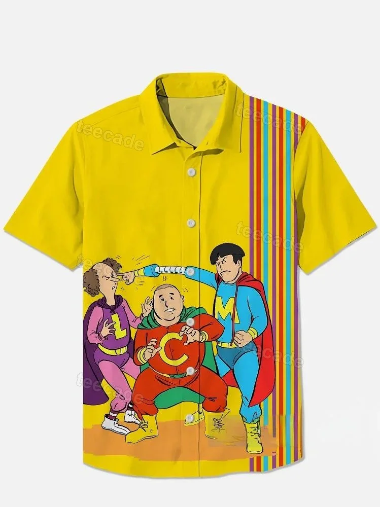 Teecade Teecade Robot Superman Art Print Shirt
