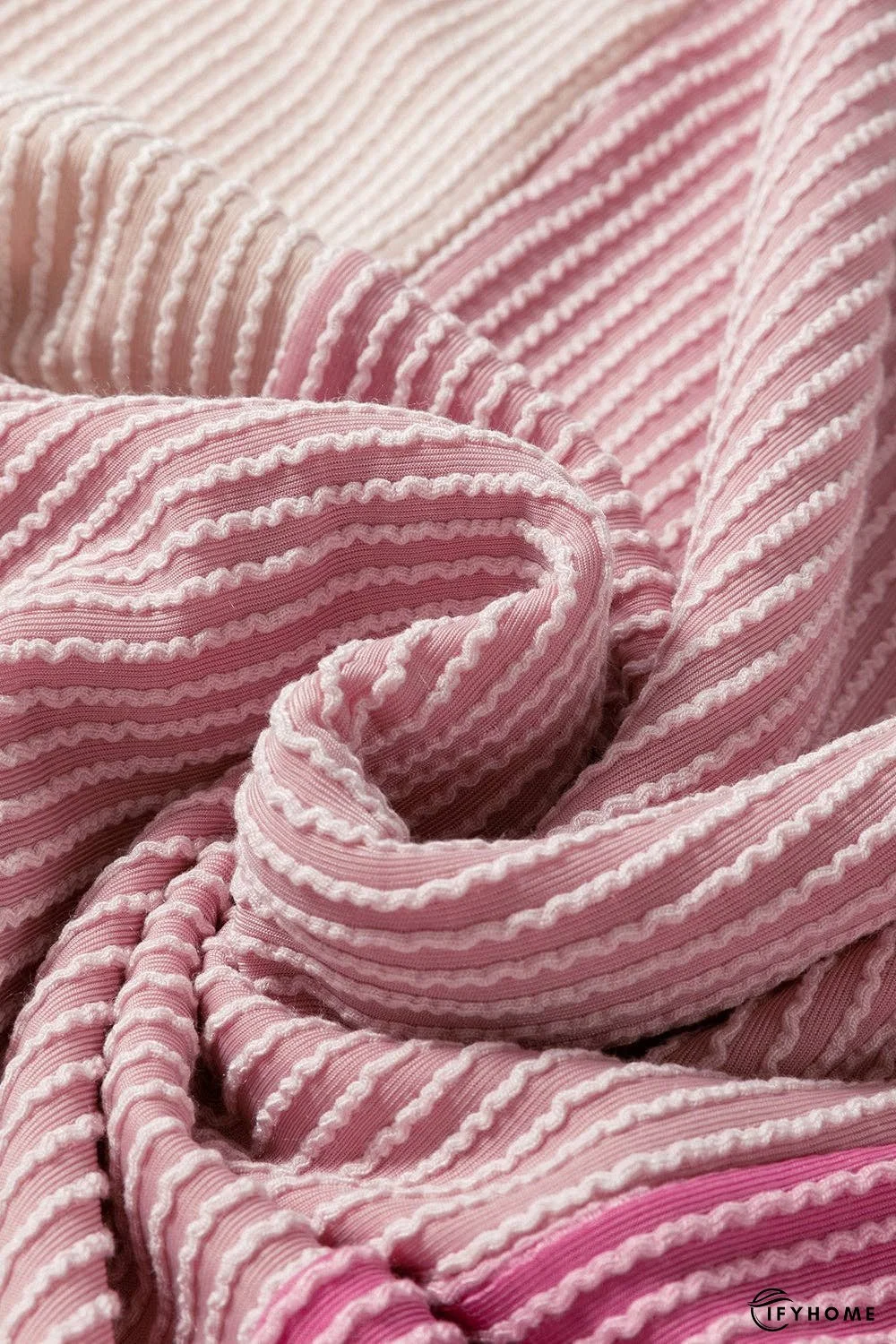 Color Block Round Neck Short Sleeve T-Shirt - 5% Elastane | IFYHOME