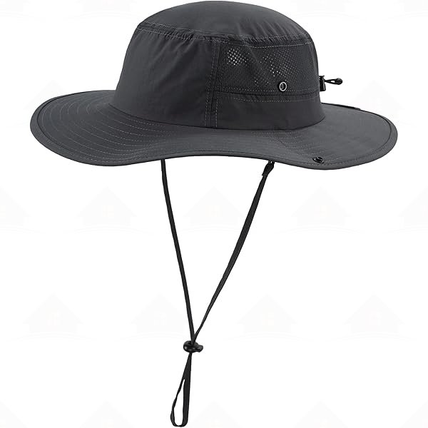 Home Prefer UPF50+ Mens Sun Hat Wide Brim Womens UV Protection Beach Bucket Hat Airy Fishing Hat Hiking Snap Up Cowboy Hat