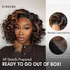 Mature Bouncy Curl C-Part Glueless Wig