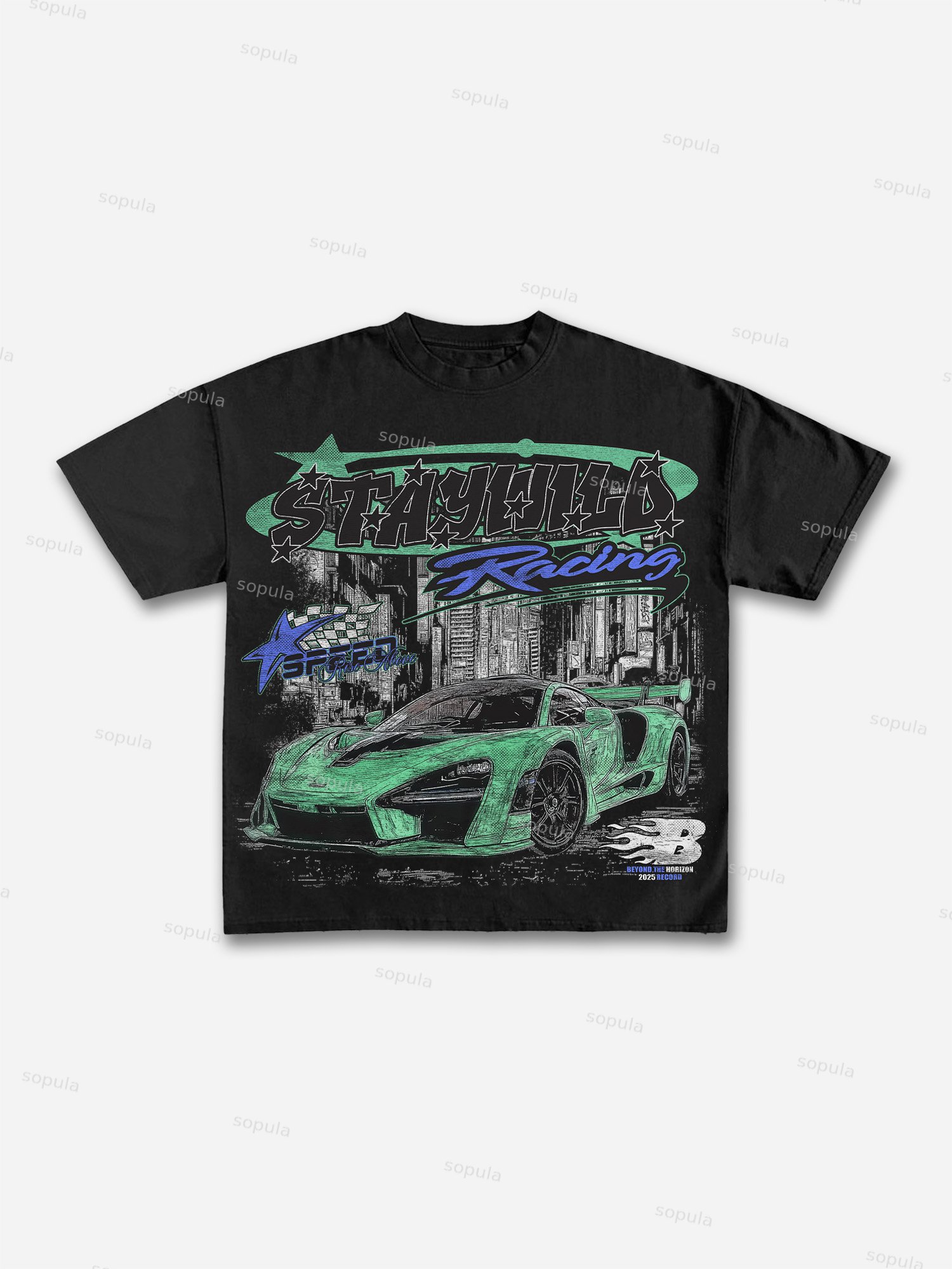 Y2k Fast Racing Make Vintage Part 2 Graphic Cotton T-shirt
