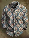 Vintage Floral Art Print  Long Sleeve Shirt
