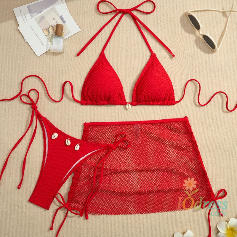 IO Dress New Sexy Bikinis Female Swimsuits Women Three-Piece Swimwear Beach Swimming Wear Bathing Suits Brazilian Bikini Set Pool Bather