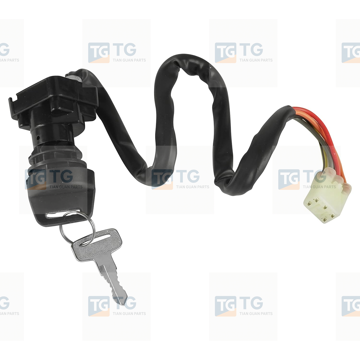 Caltric Ignition Key Switch Compatible with Suzuki LTA400 LT-A400 King Quad 400 2008-2018  37110-38F01 37110-38F00