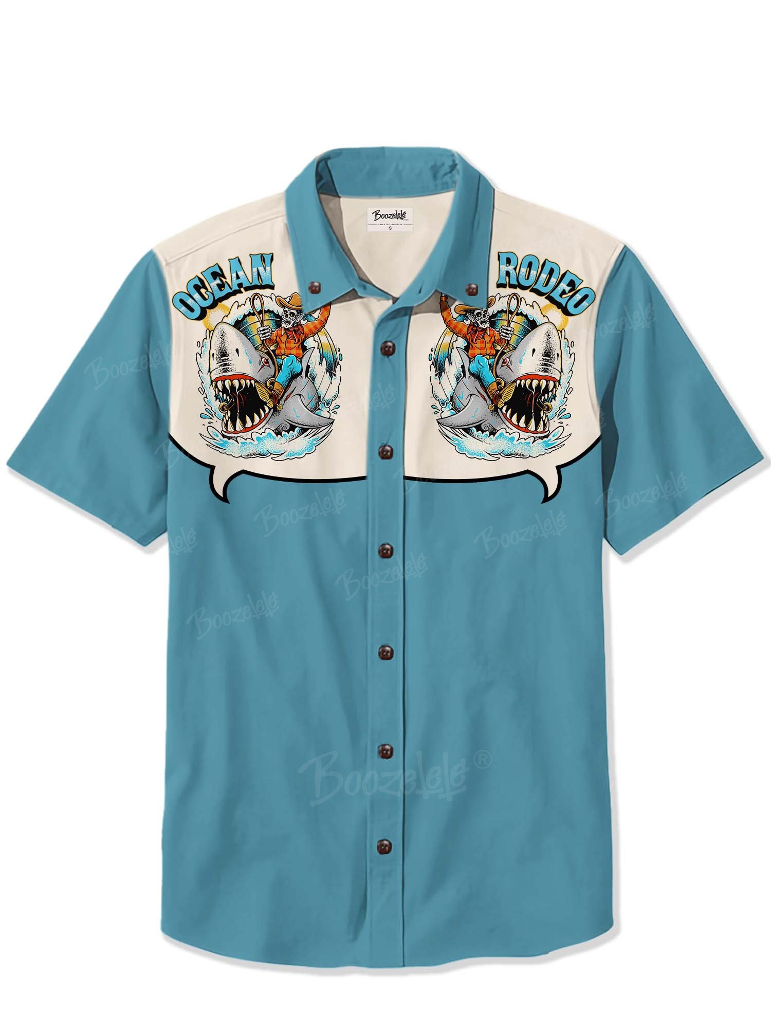【Naufal Naashih Ulwan X Boozelele】Ocean Rodeo - 100% Cotton Shirt