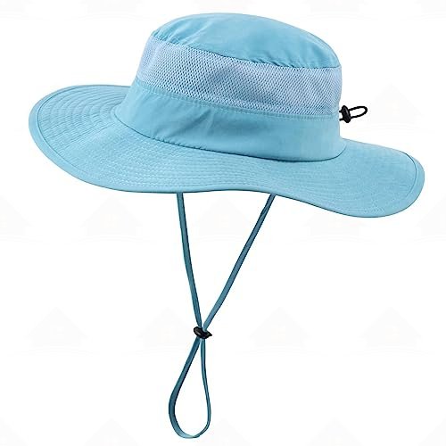 Home Prefer Kids Wide Brim Sun Hat for Toddler Boys Girls Breathable Bucket Hat for Fishing Hiking UPF 50+ Protection Sun Hat