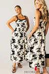 Zora Floral Midi Dress