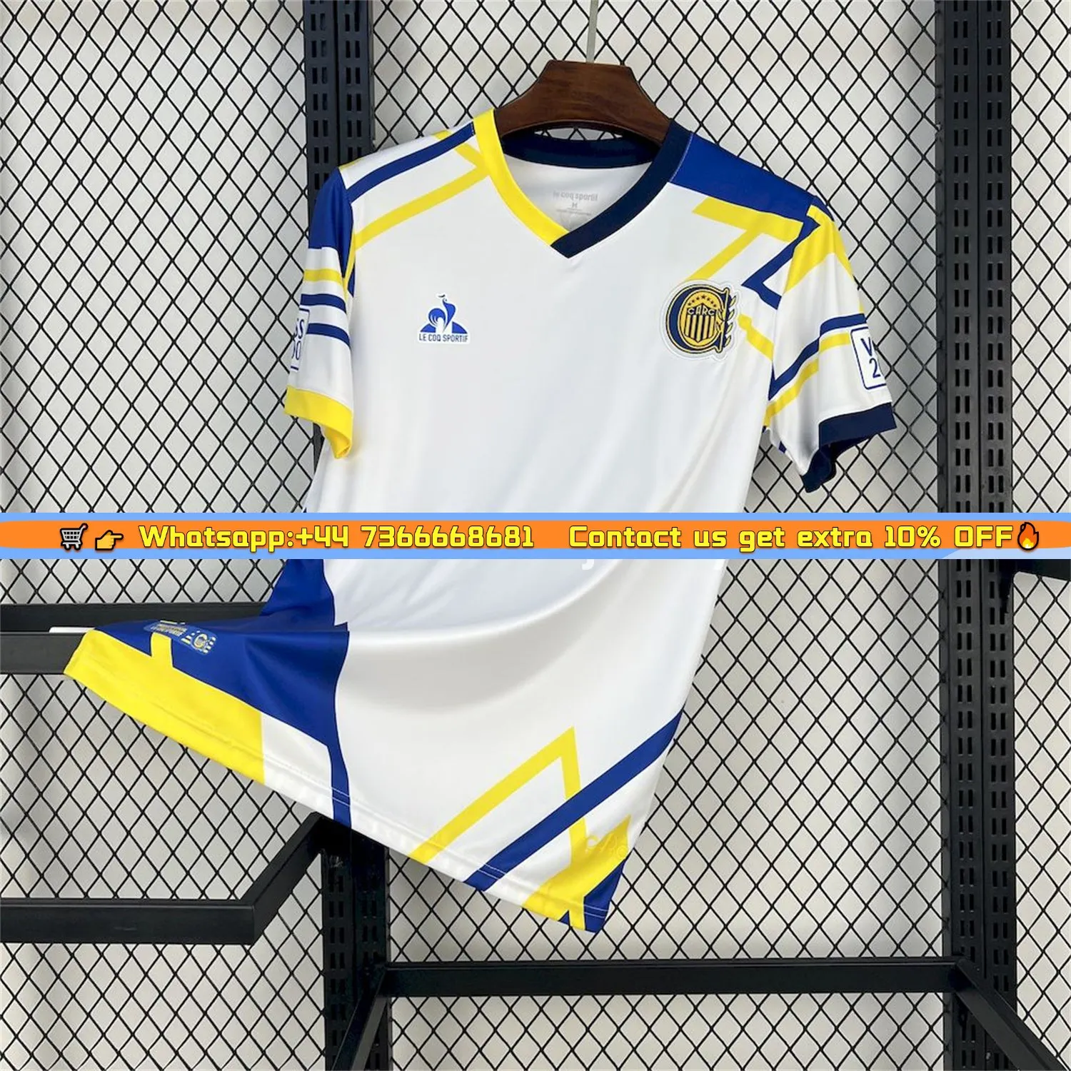 Rosario Central 25-26 Away Unsponsored Jersey - Fans Version