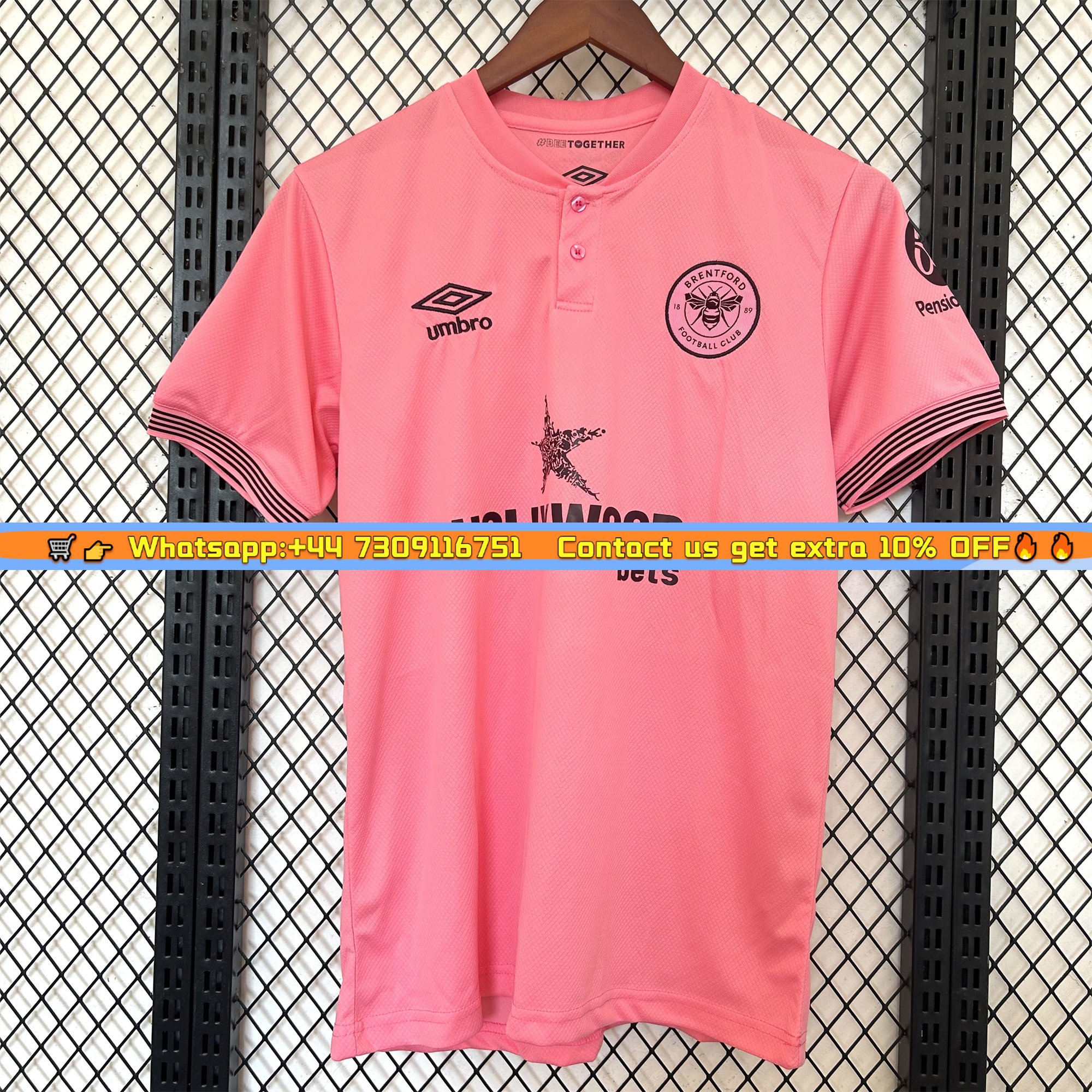 Brentford 24-25 Away Jersey - Fans Version