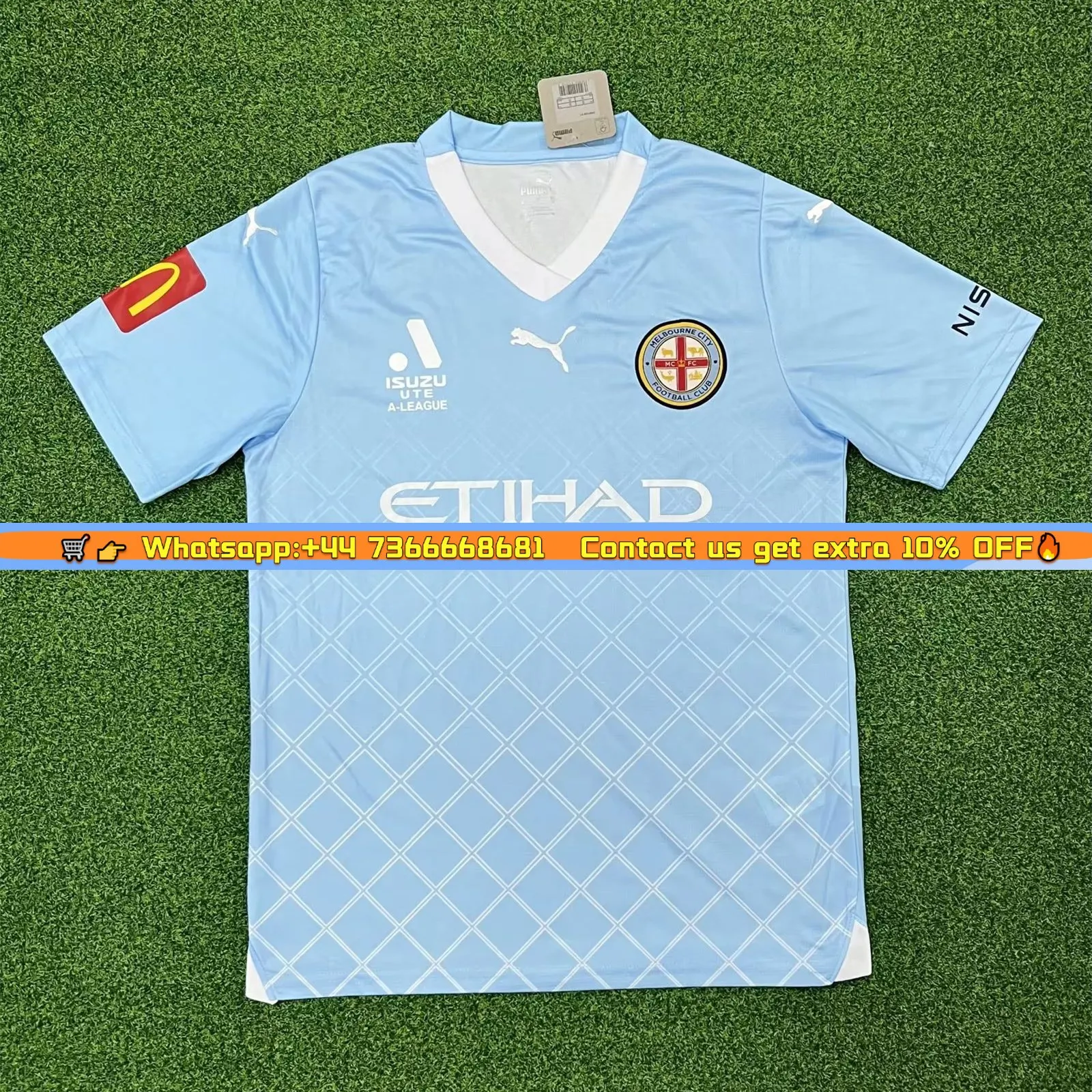 Melbourne City 23-24 Home Stadium Jersey - Fans Version