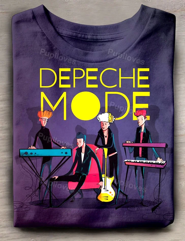Pupiloves Pupiloves Depeche Mode Band T-shirt